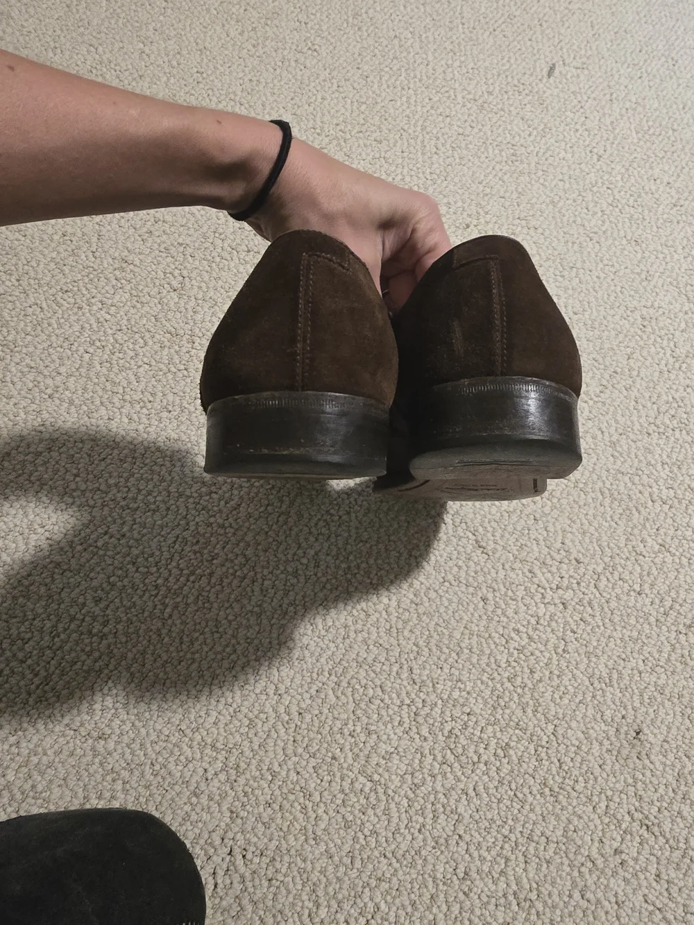 Men's Brown Suede FERRAGAMO